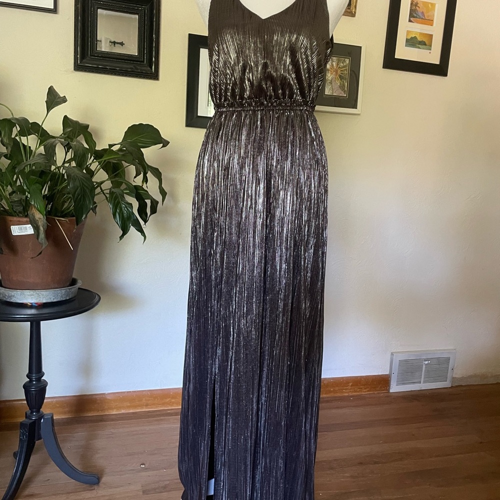 BCBGeneration Shimmering Black Dress